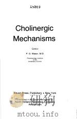 Cholinergic Mechanisms     PDF电子版封面  0720475376   
