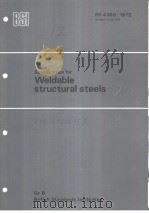 Specification for Weldable structural steels     PDF电子版封面  0580075214   
