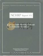 NCHRP Report372 Support Under Portland Cement Concrete Pavements     PDF电子版封面     