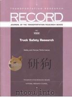 NO.1686 Truck Safety Research     PDF电子版封面  0309071135   