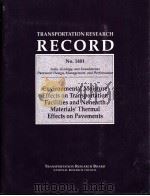 No.1481 Environmental Moisture Effects on Transportation Facilities and Nonearth Materials'Ther     PDF电子版封面  0309061199   
