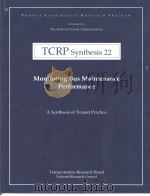 TCRP Synthesis 22  Monitoring Bus Maintenance Performance     PDF电子版封面     