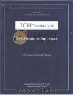 TCRP Synthesis 24  AVL Systems for Bus Transit（ PDF版）
