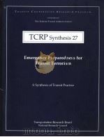 TCRP Synthesis 27  Emergency Preparedness for Transit Terrorism     PDF电子版封面     