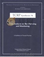TCRP Synthesis 34  Data Analysis for Bus Planning and Monitoring     PDF电子版封面     