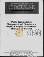 Public Transportation Management and Planning in a Rapidly Changing Environment:Strategies for Survi     PDF电子版封面     