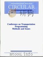 Conference of Transportation Programming Methods and Issues     PDF电子版封面     
