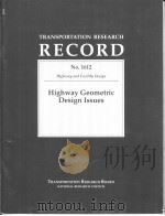 Highway Geometric Design Issues     PDF电子版封面  0309064570   