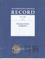 No.1549 Transportation Aesthetics     PDF电子版封面     
