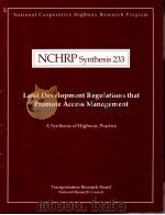 NCHRP Synthesis233 Land Development Regulations that Promote Access Management（ PDF版）