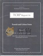 TCRP Report16  Transit and Urban Form Volume2     PDF电子版封面     