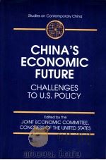 China's economic future:challenges to U.S. policy     PDF电子版封面    Joint Economic Committee 