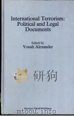 International terrorism:political and legal documents     PDF电子版封面    Yonah Alexander 