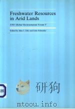 Freshwater Resources in Arid Lands（ PDF版）