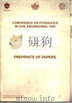 CONFERENCE ON HYDRAULICS IN CIVIL ENGINEERING 1990     PDF电子版封面     