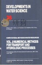 DEVELOPMENTS IN WATER SCIENCE36     PDF电子版封面  1853120073   