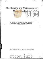 The Running and Maintenance of Marine Machinery（ PDF版）