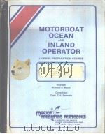 MOTORBOAT OCEAN AND INLAND OPERATOR CHAPTER 5 Rules and Regulations     PDF电子版封面     