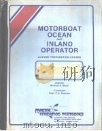 MOTORBOAT OCEAN AND INLAND OPERATOR CHAPTER 8 AIDS TO NAVIGATION     PDF电子版封面     