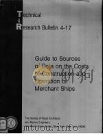 Guide to Sources of Data on the Costs of Construction and Operation of Merchant Ships     PDF电子版封面     