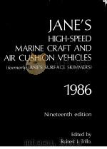 JANE‘S HIGH-SPEED MARINE CRAFT AND AIR CUSHION VEHICLES 1986     PDF电子版封面     
