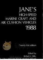JANE‘S HIGH-SPEED MARINE CRAFT AND AIR CUSHION VEHICLES 1988     PDF电子版封面     