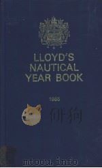 LLOYD‘S NAUTICAL YEAR BOOK 1986     PDF电子版封面  1850440433   