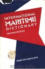 International Maritime Dictionary SECOND EDITION     PDF电子版封面  0442020627   