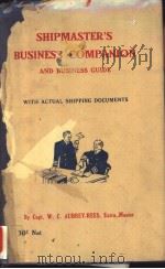 SHIPMASTER‘S BUSINESS COMPANION AND BUSINESS GUIDE     PDF电子版封面     