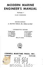 MODERN MARINE ENGINEER‘S MANUAL Volume Ⅰ 2 ENGINEERING MATERIALS     PDF电子版封面     