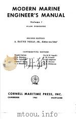 MODERN MARINE ENGINEER‘S MANUAL Volume Ⅰ 6 PUMPS     PDF电子版封面     