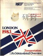 Compendium of Technical Papers LONDON 1983 SESSION 13 TRAFFIC SIGNAL ENERGY SAVINGS THROUGH FLASHING     PDF电子版封面     