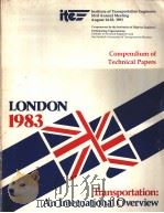 Compendium of Technical Papers LONDON 1983 SESSION 14 CITRAC-CENTRALLY INTEGRATED TRAFFIC CONTROL     PDF电子版封面     