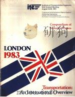 Compendium of Technical Papers LONDON 1983 SESSION 26 Federal Highway Investments During the Eightie     PDF电子版封面     
