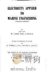 ELECTRICITY APPLIED TO MARINE ENGINEERING FOURTH EDITION（ PDF版）