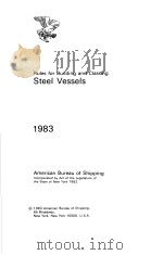 Rules for Building and Classing Steel Vessels 1983     PDF电子版封面     