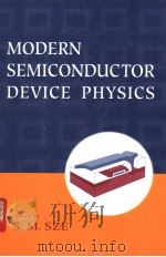 MODERN SEMICONDUCTOR DEVICE PHYSICS     PDF电子版封面    S.M.SZE 