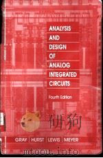 ANALYSIS AND DESIGN OF ANALOG INTEGRATED CIRCUITS（ PDF版）