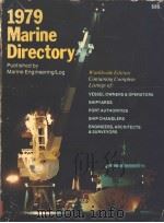 1979 Marine Directory Published by Marine Engineering/Log SECTION B UNITED STATES，CANADIAN & INTERNA     PDF电子版封面     