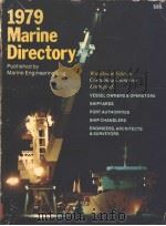 1979 Marine Directory Published by Marine Engineering/Log SECTION C UNITED STATES & CANADIAN PORT AU     PDF电子版封面     