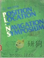 IEEE 1978 POSITION LOCATION AND NAVIGATION SYMPOSIUM     PDF电子版封面     
