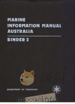 MARINE INFORMATION MANUAL AUSTRALIA BINDER 2     PDF电子版封面     