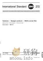 Fasteners-Haxagon products-Widths across flats  ISO272（1982 PDF版）