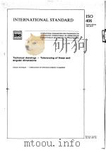 Technical drawings-Tolerancing of linear and angular dimensions  ISO406   1987  PDF电子版封面     