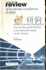 review of economic conditions in Italy     PDF电子版封面     