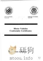 Motor Vehicles  Conformity Certificates（ PDF版）
