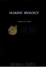 MARINE BIOLOGY     PDF电子版封面     