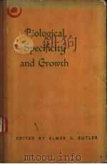 Biological Specificity and Growth     PDF电子版封面     