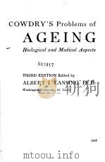 COWDRY‘S Problems of AGEING Biological and Medical Aspects（ PDF版）