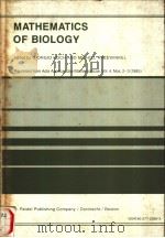 MATHEMATICS OF BIOLOGY     PDF电子版封面  902772069X   